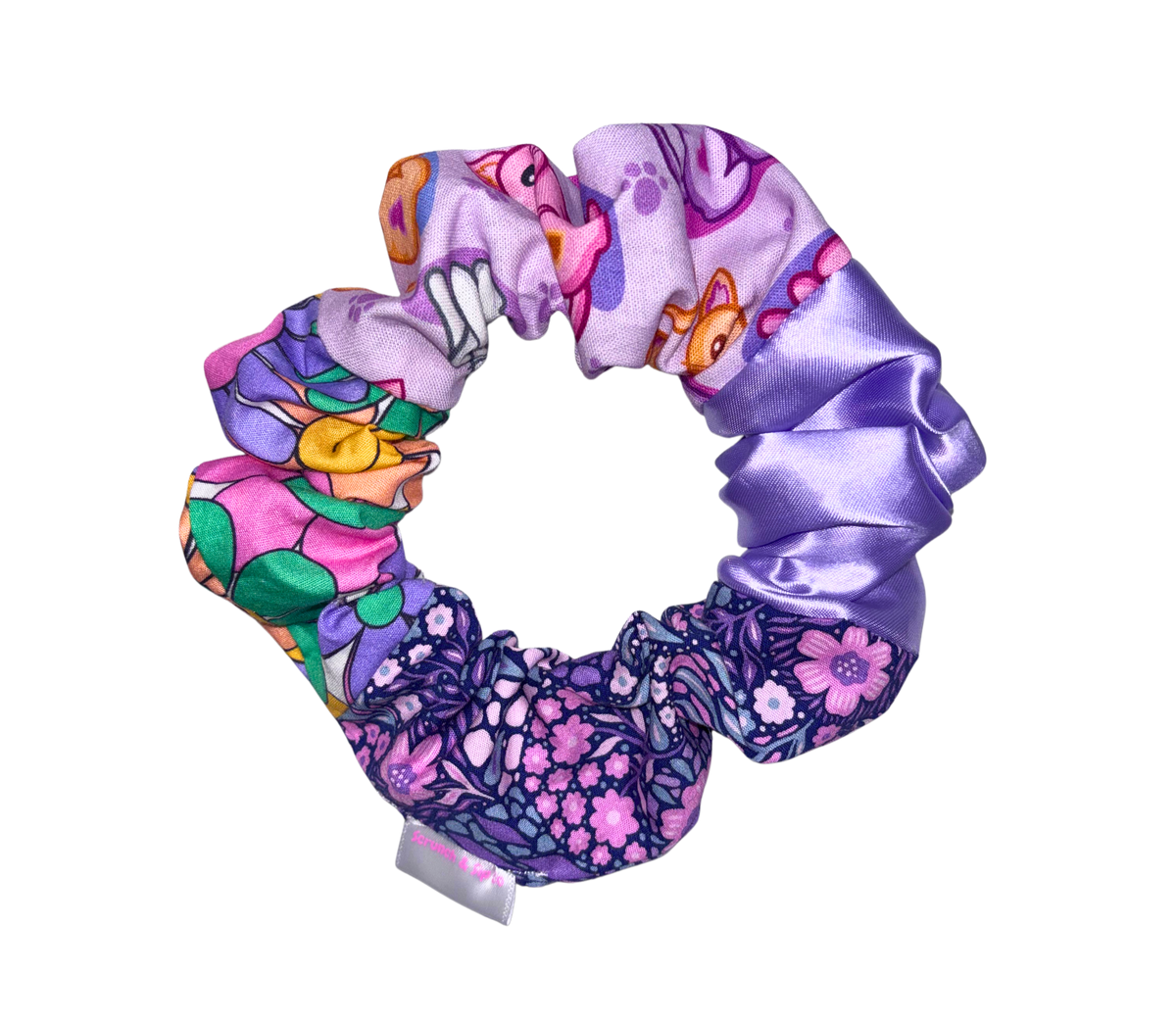 PATCHWORK SCRUNCHIE #06