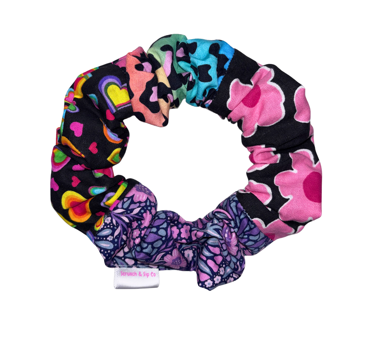 PATCHWORK SCRUNCHIE #03