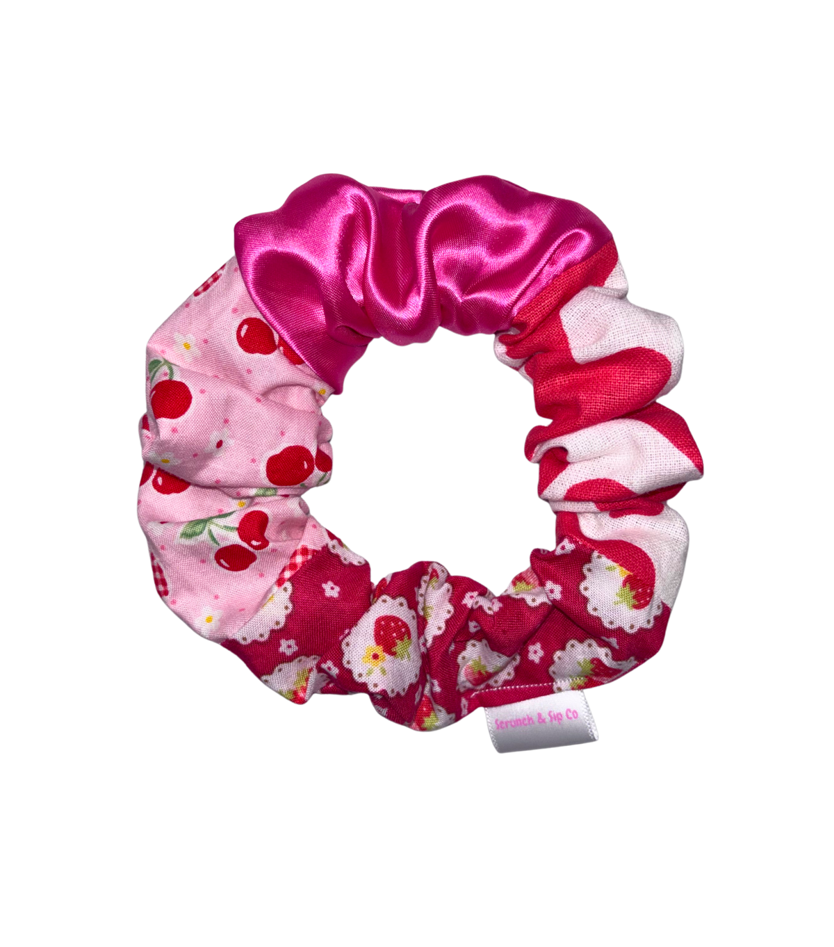 PATCHWORK SCRUNCHIE #07