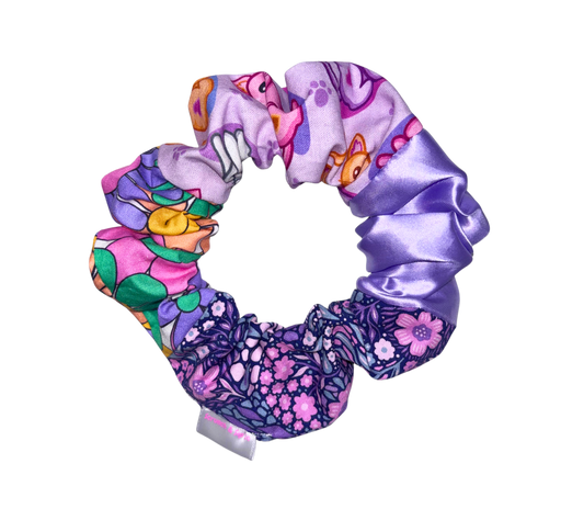 PATCHWORK SCRUNCHIE #06