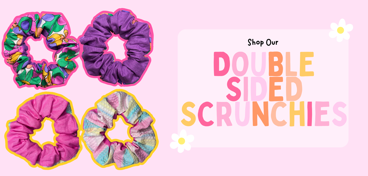 Shop our Double Sided Scrunchies