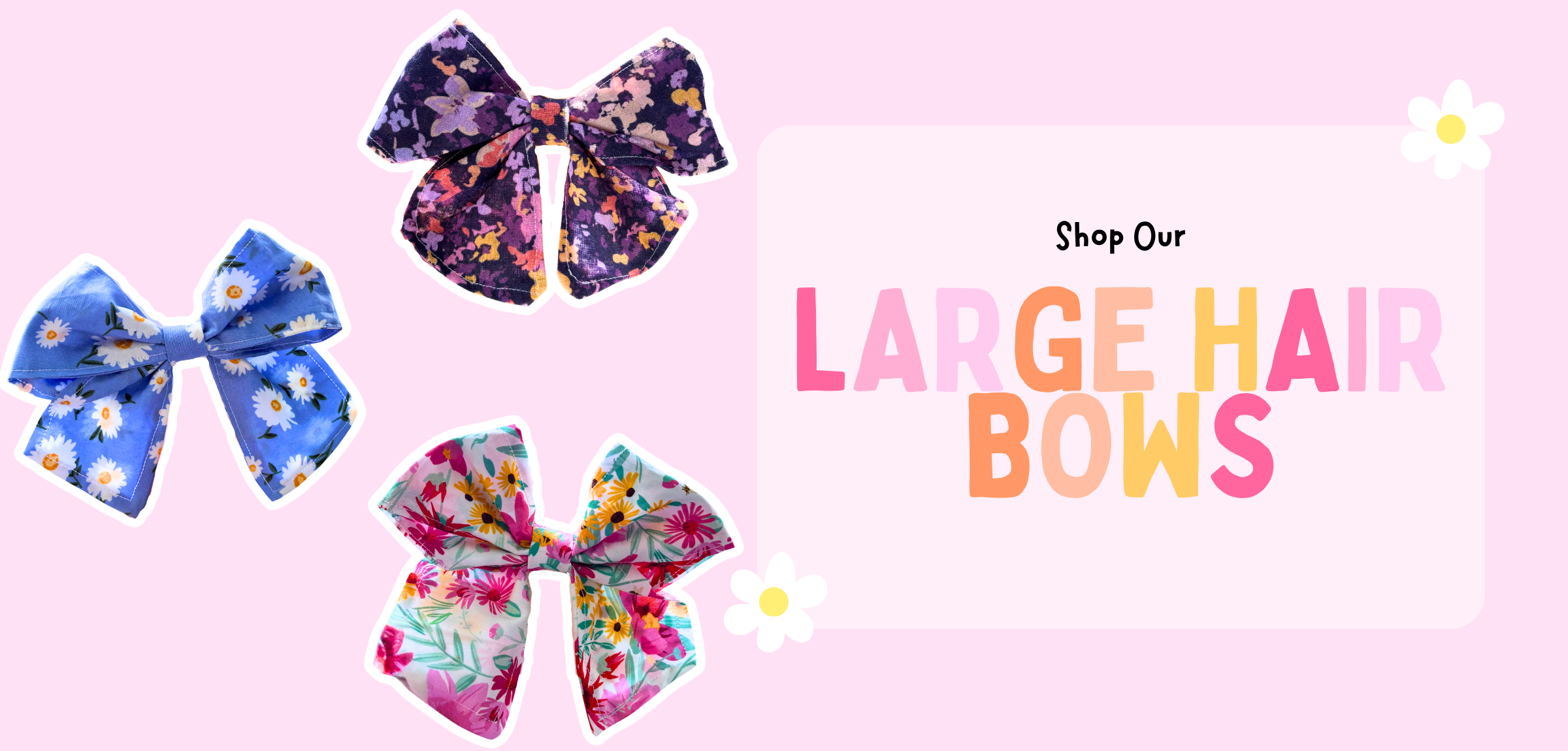 Large Hair Bows Banner