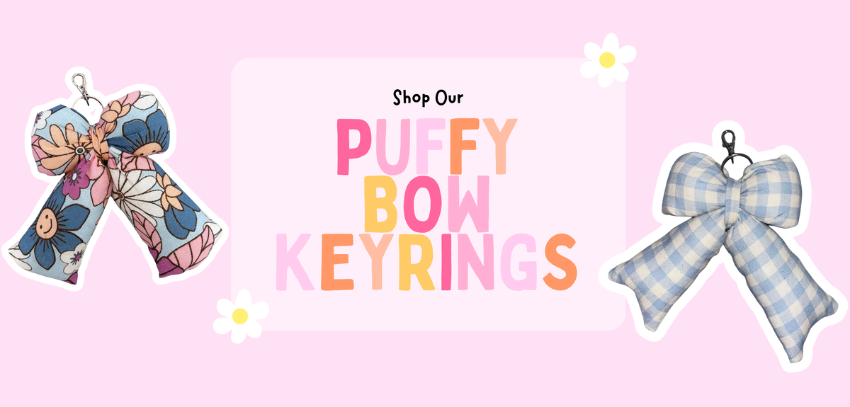 Puffy Bow Keyrings