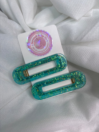 RECTANGULAR HAIR CLIPS