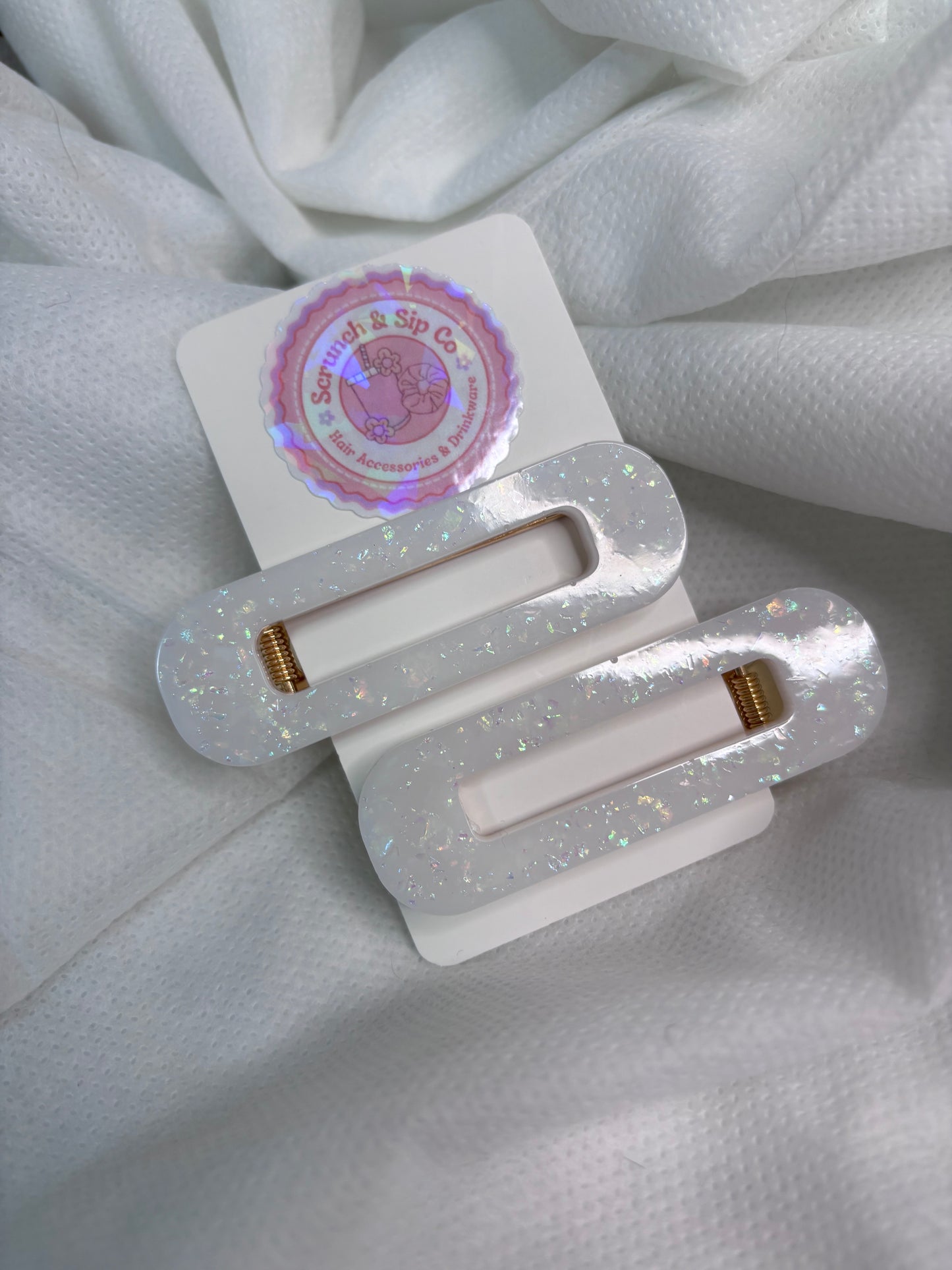 RECTANGULAR HAIR CLIPS