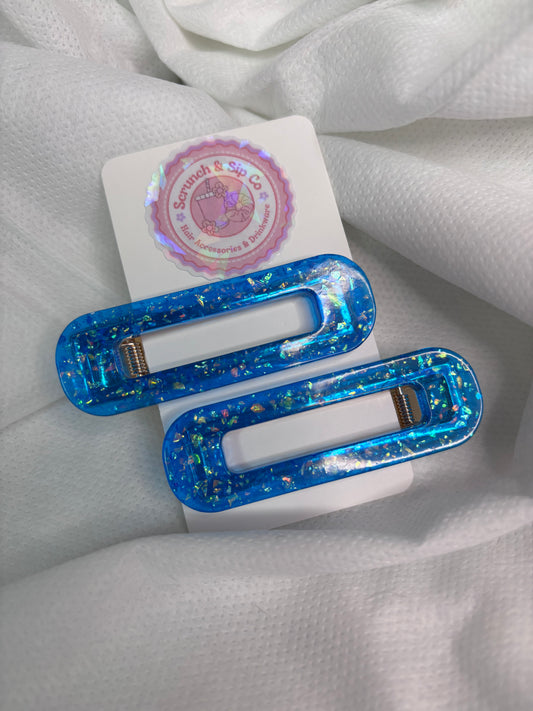 RECTANGULAR HAIR CLIPS