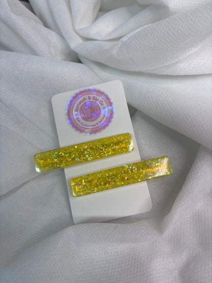 RECTANGLE HAIR CLIPS