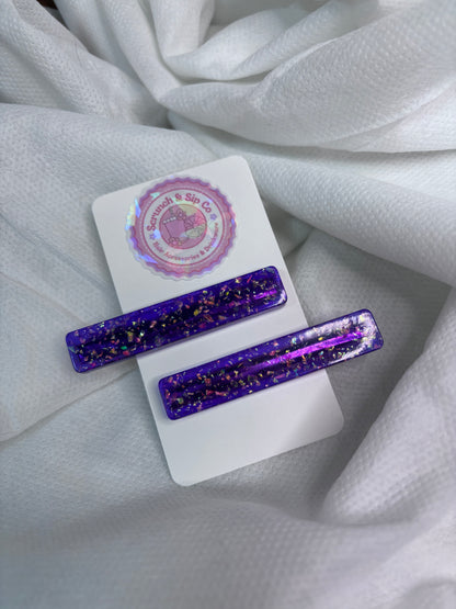 RECTANGLE HAIR CLIPS