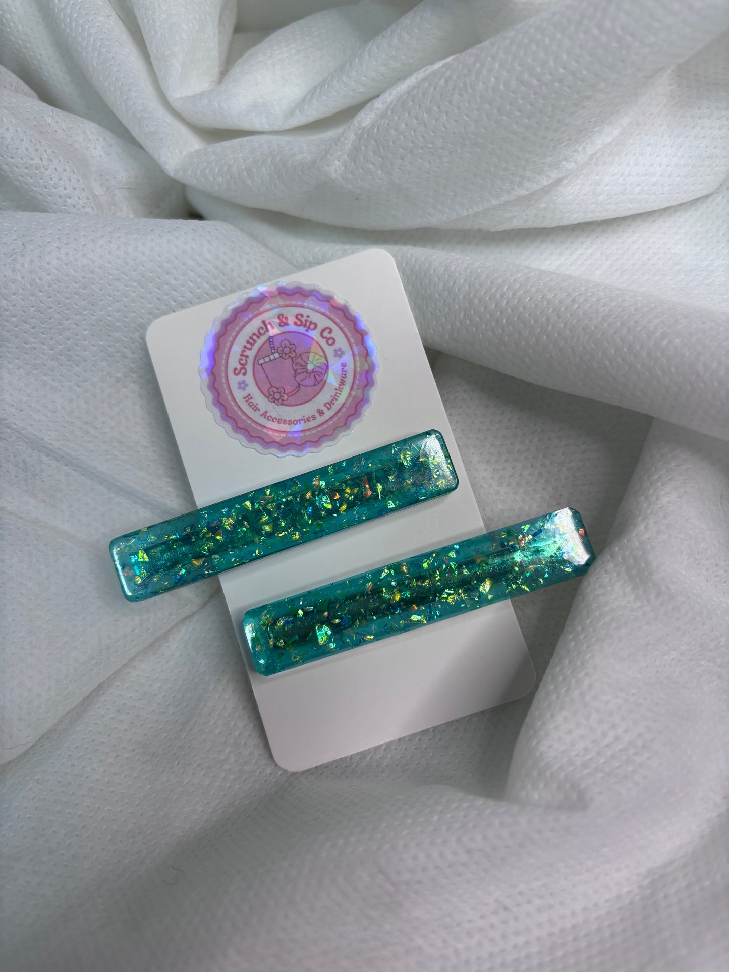 RECTANGLE HAIR CLIPS