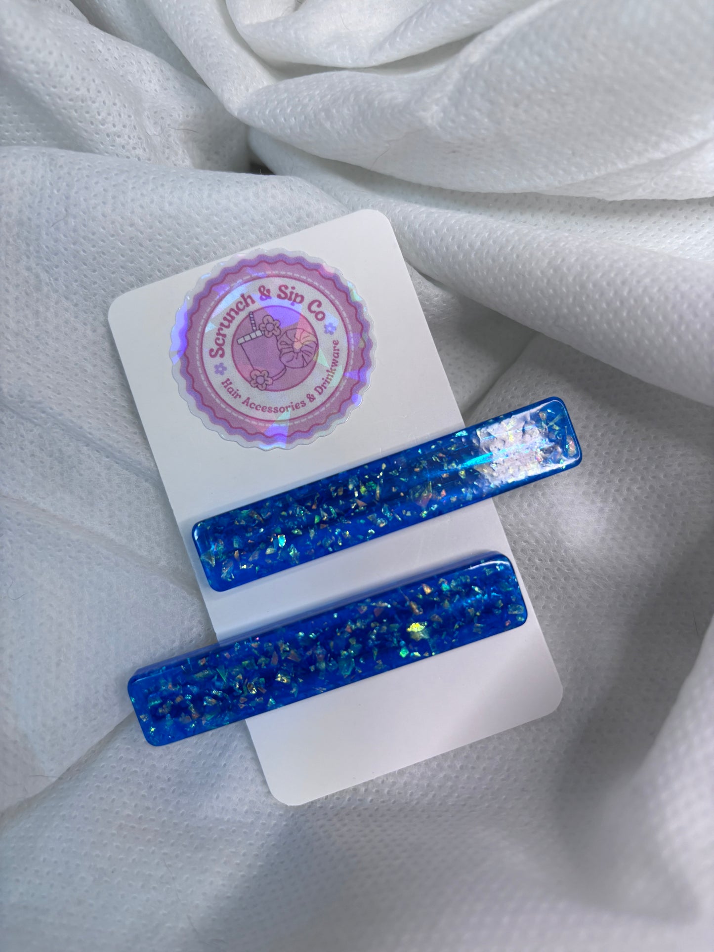 RECTANGLE HAIR CLIPS