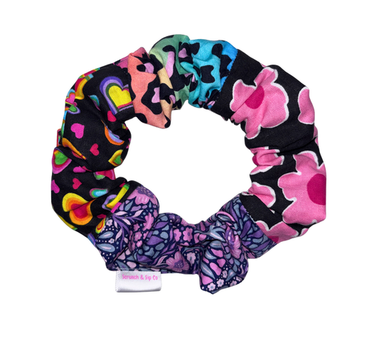 PATCHWORK SCRUNCHIE #03