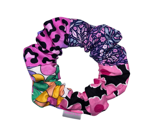 PATCHWORK SCRUNCHIE #08