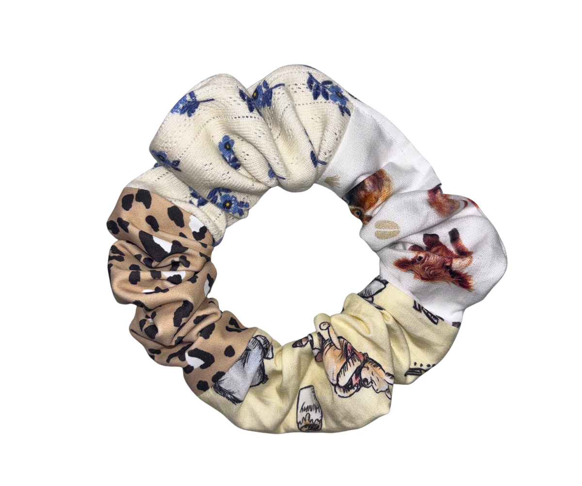 PATCHWORK SCRUNCHIE #09