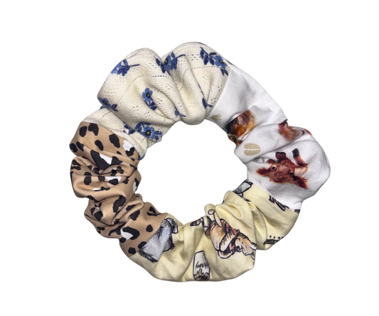 PATCHWORK SCRUNCHIE #09