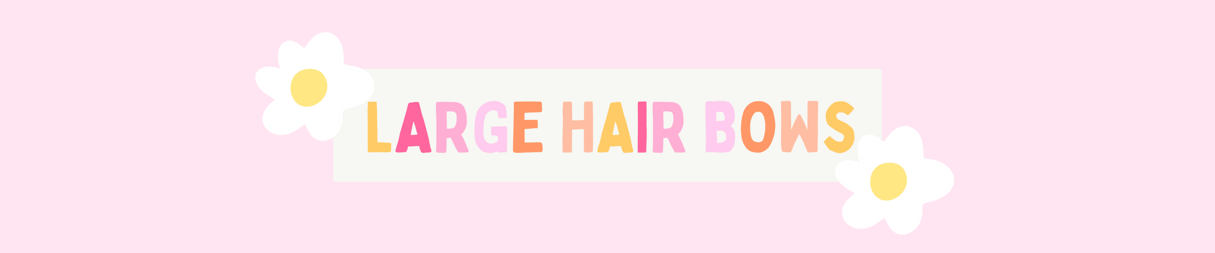 Large Hair Bows Banner