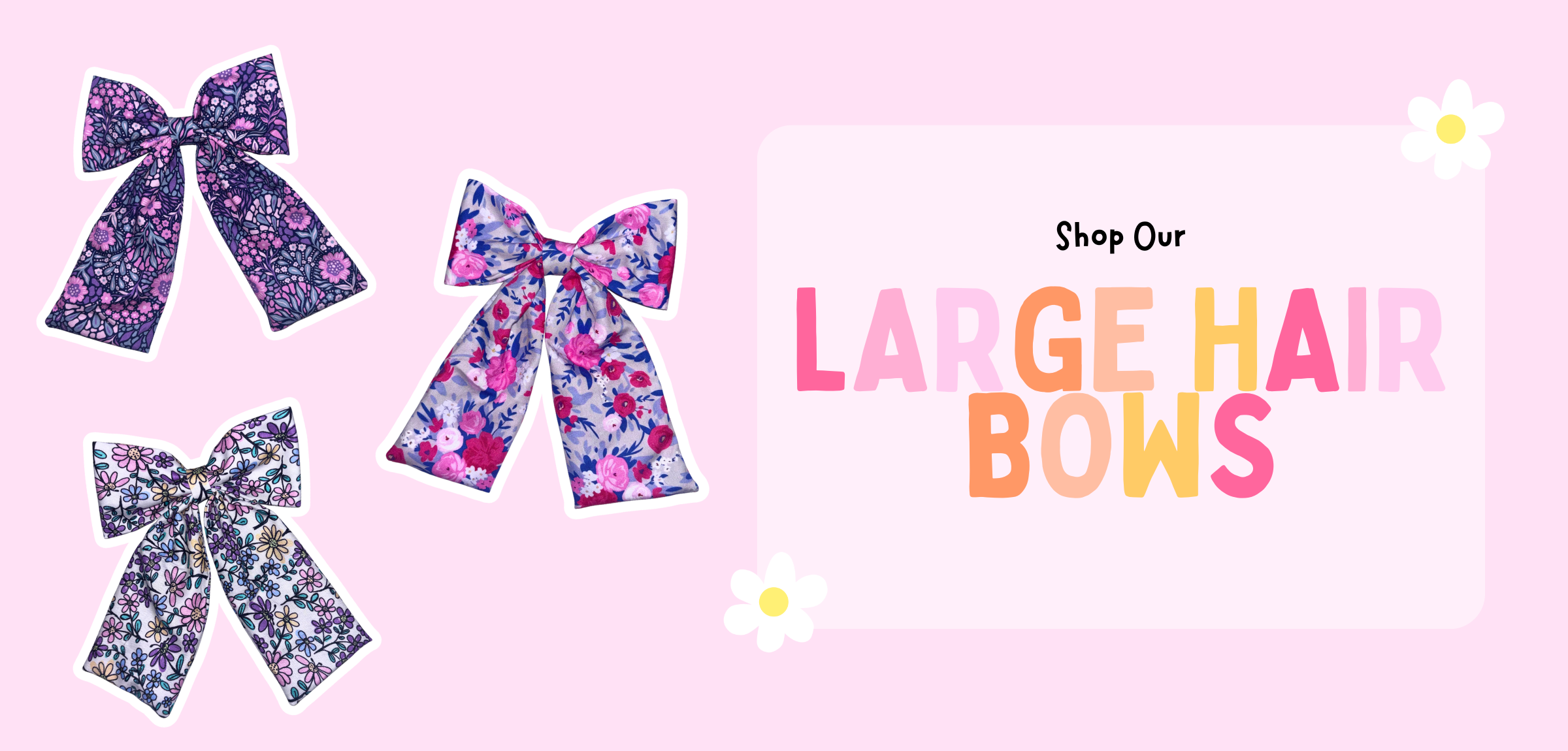 Shop our Large Hair Bows