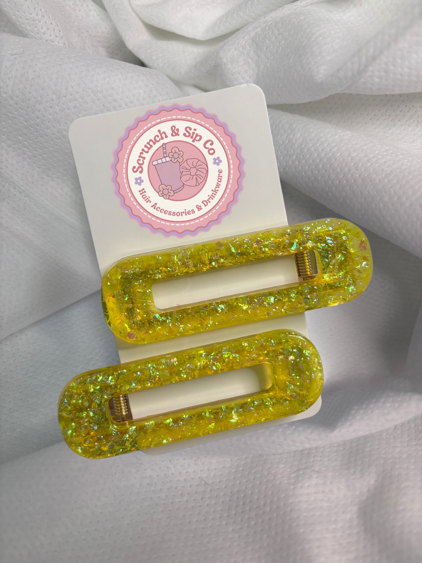 RECTANGULAR HAIR CLIPS