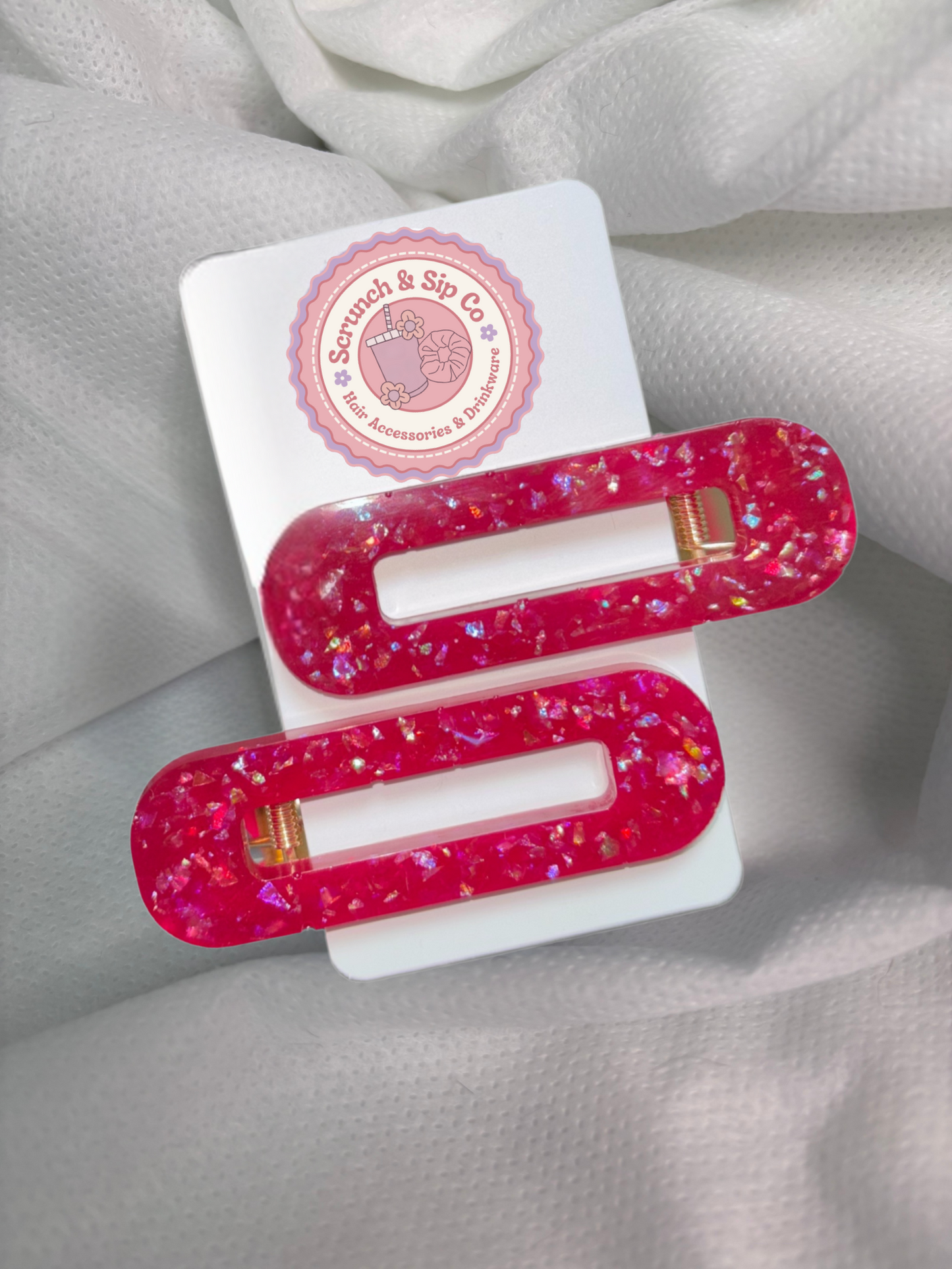 RECTANGULAR HAIR CLIPS