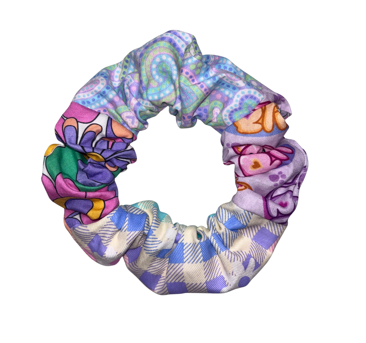 PATCHWORK SCRUNCHIE #02