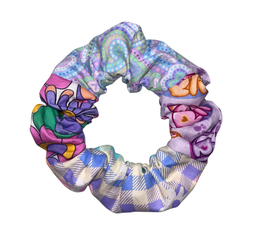 PATCHWORK SCRUNCHIE #02